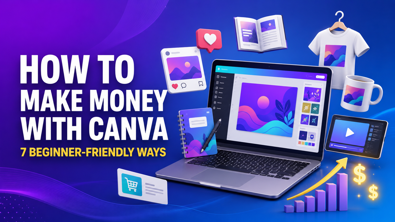 How to Make Money With Canva: 7 Beginner-Friendly Ways
